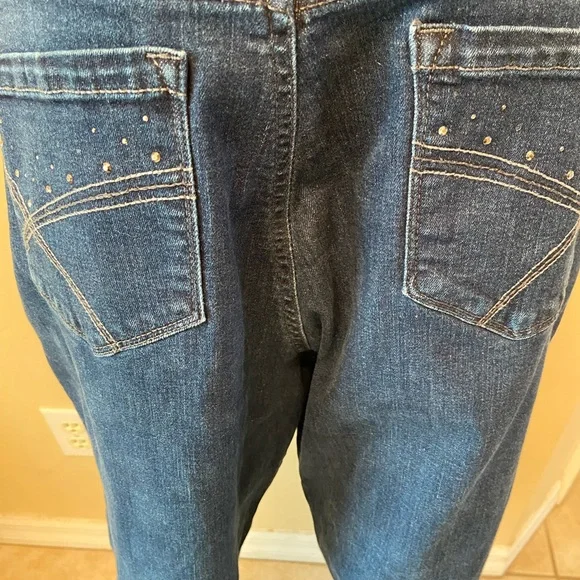 Gloria Vanderbilt blue jeans size 14 - Picture 6 of 10